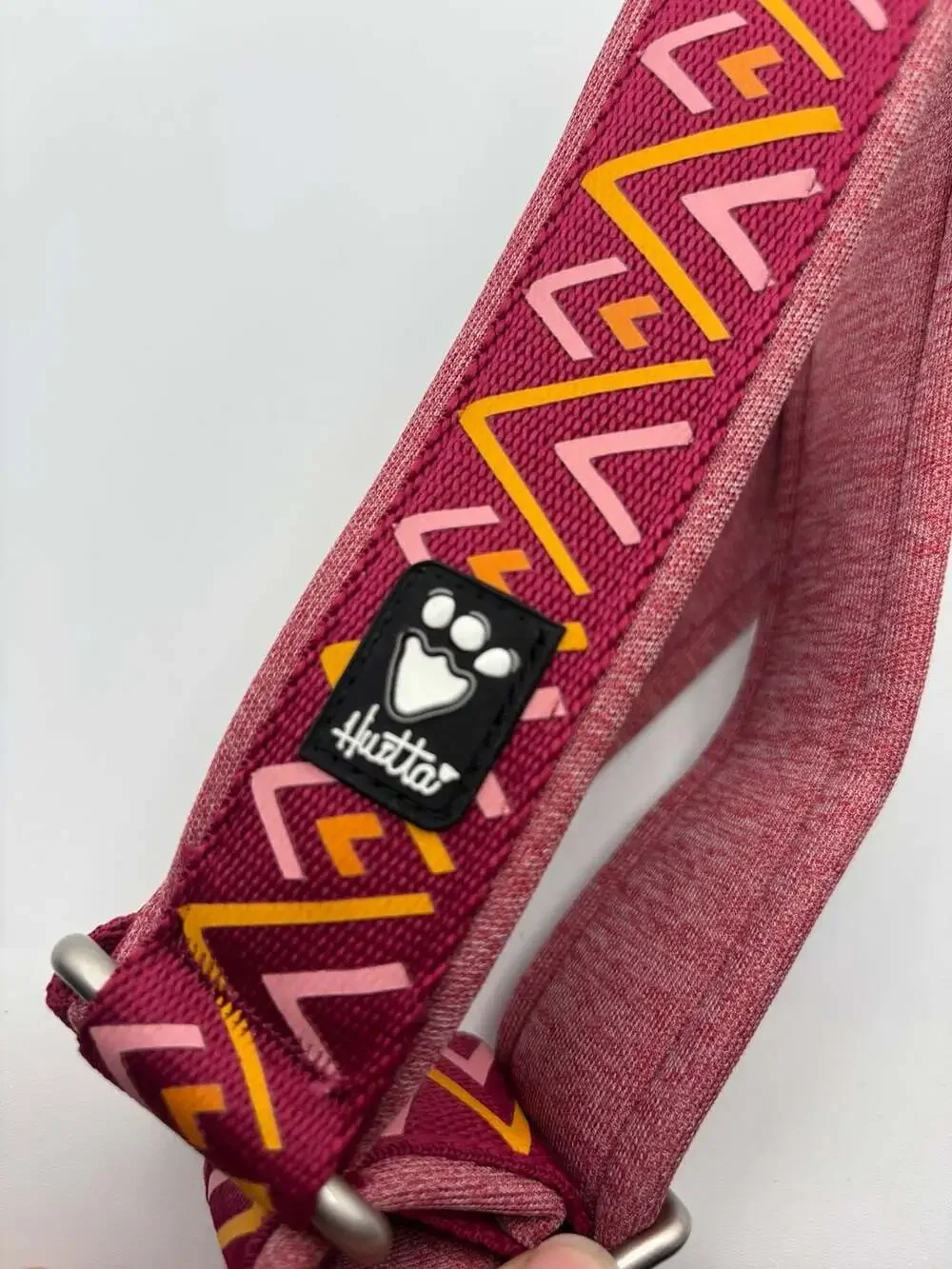 Hurtta Razzle-Dazzle Padded Y-Harness in Beetroot, Size 80-100 cm